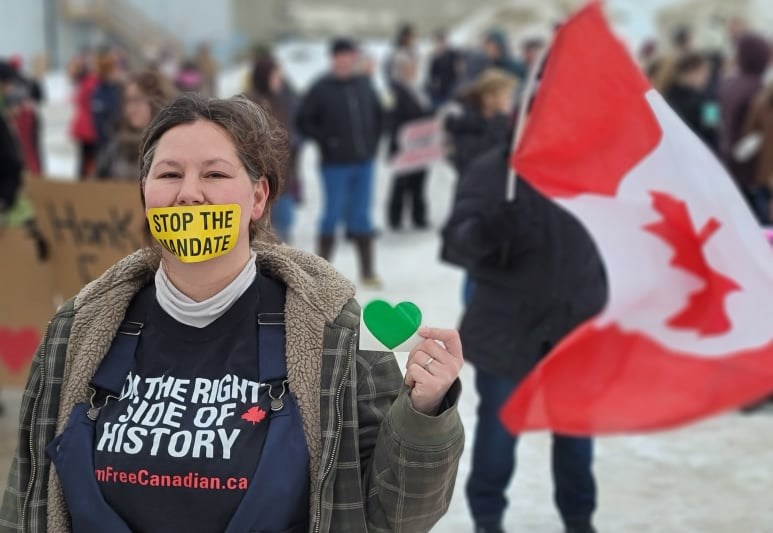 Hundreds gathered in downtown Fort St. John on Saturday for a freedom rally in support of medical freedom and choice, and to protest government COVID-19 health orders, including vaccine mandates and passports.