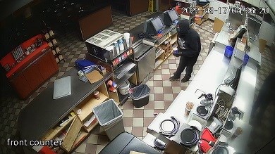 A&W break-in suspect. (RCMP Handout)
