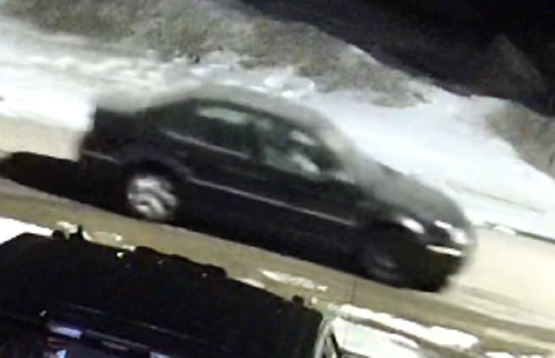 Suspect vehicle in a drive-by shooting in Fort St. John on March 24 (RMCP Handout)