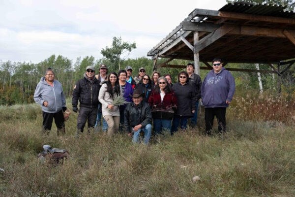 Doig members at Old Fort. 