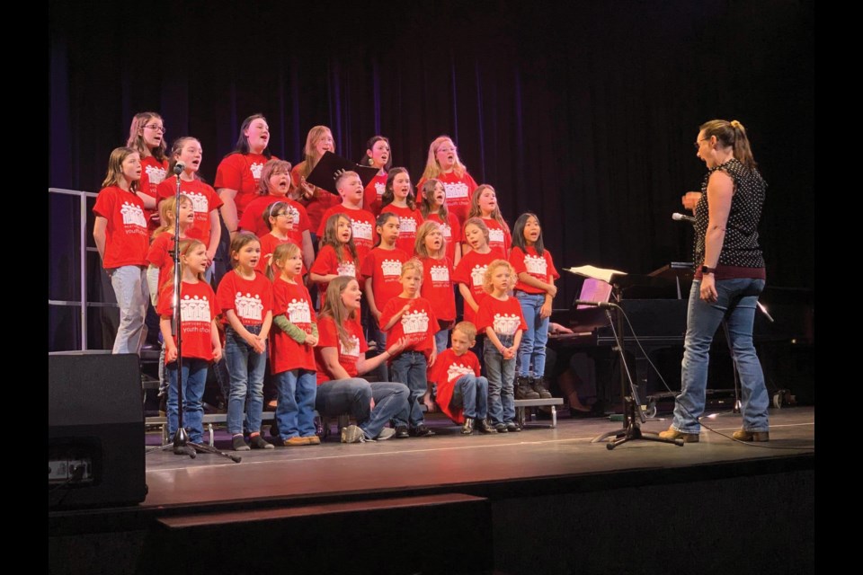 The Northern Lights Youth Choir performed at the 2023 CDC Talent Show