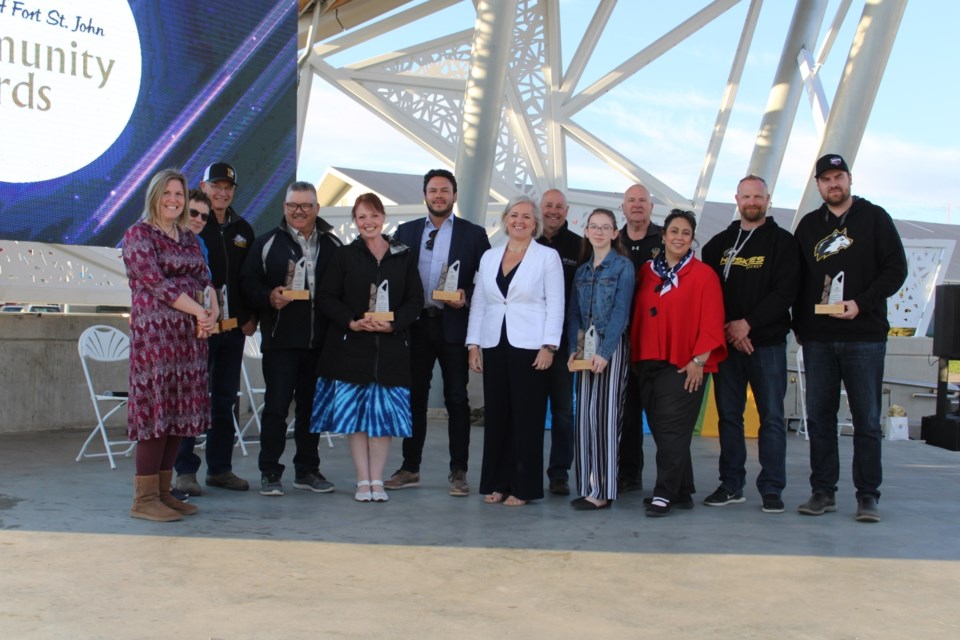 The 2022 Fort St. John Community Award winners.