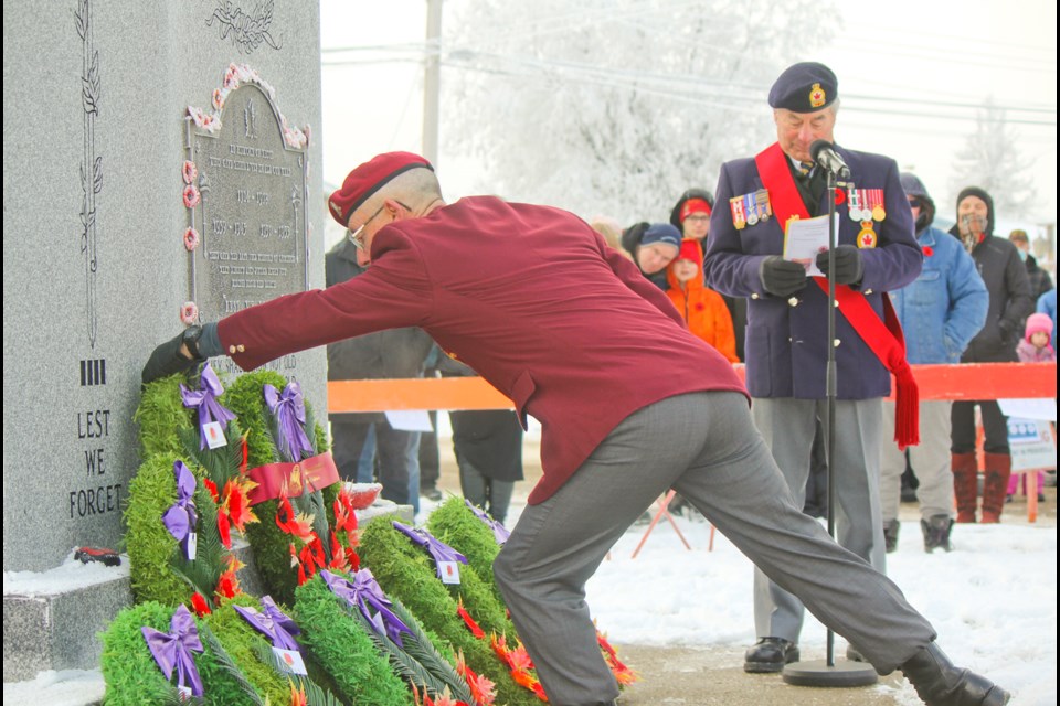 Fort St. John Remembrance Day Ceremonies, Nov. 11, 2021.
