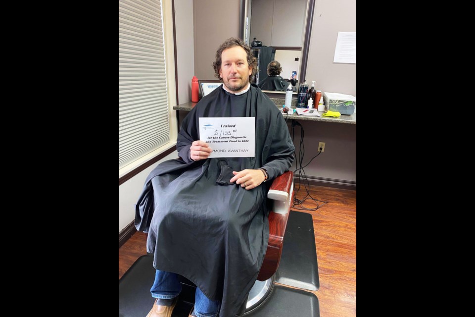 Raymond Avanthay raised $1,155 to shave his head on Bluey Day, September 18.