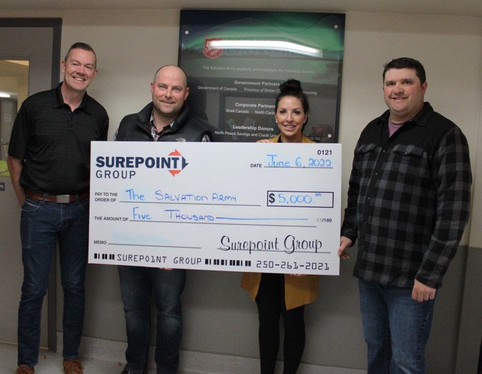 surepoint-cheque donation