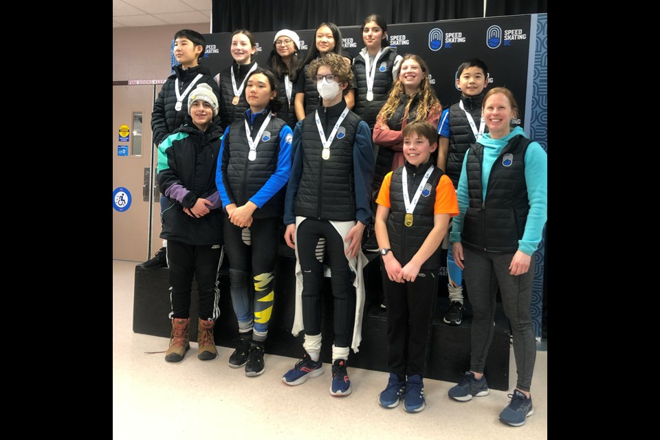 Elks speed skaters Max Wu, Tara Ashrafi, and Erik Han were named to Team BC for the upcoming Canada Youth Long Track meet Feb. 4 and 5 in Fort St. John.