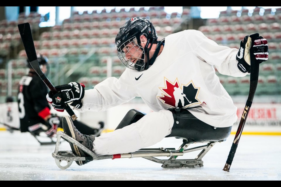 Cody Dolan is a hopeful to make The Canadian Para Hockey Team for the 2022 Paralympics, and is working with Bert Ambrose students this year.