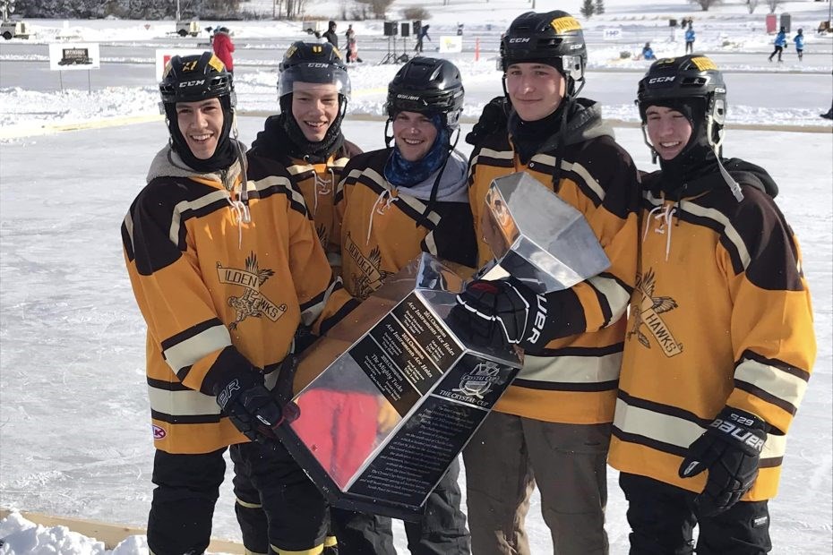 The Jagr Bombs won this year's Crystal Cup trophy. Second place went to Ironhide