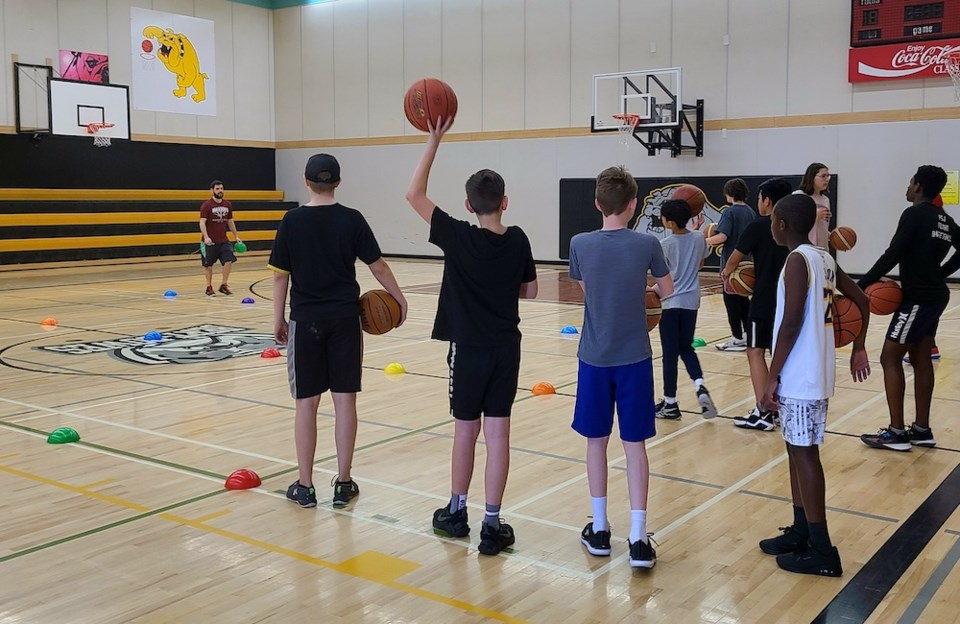 students-lined-up-for-drills