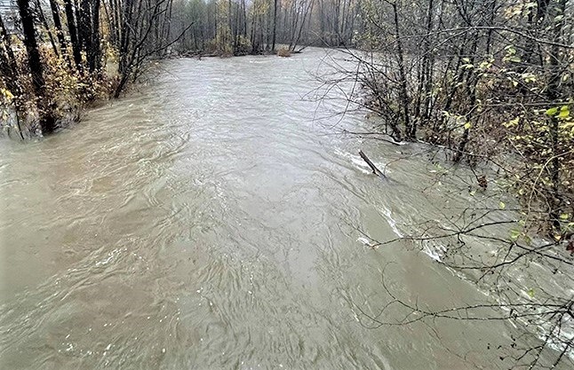 flooding river
