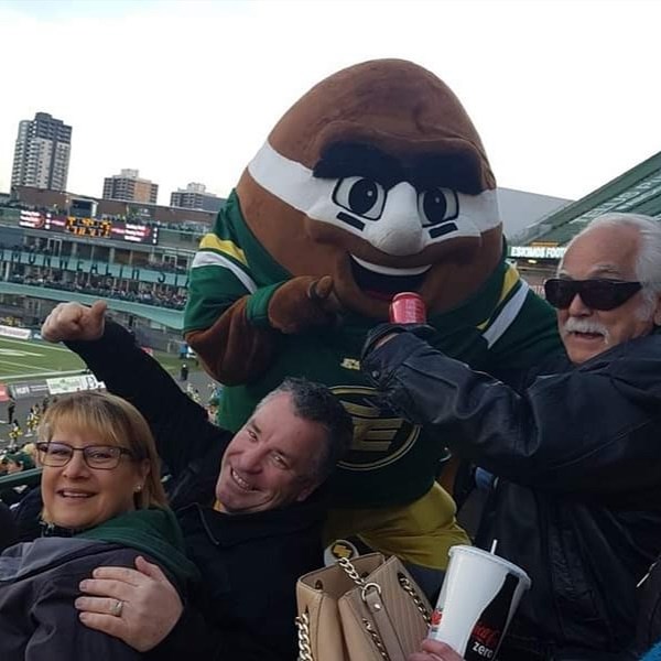 Commonwealth Stadium in Edmonton is a place for making memories for the Kozak family: the football is great too. Photo submitted.