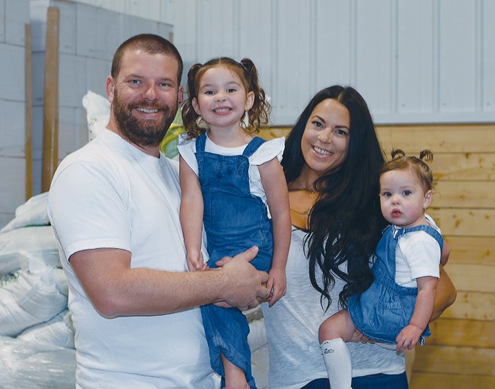 The Craig Family, at the start of their  distilling journey a couple of years ago. Photo supplied.