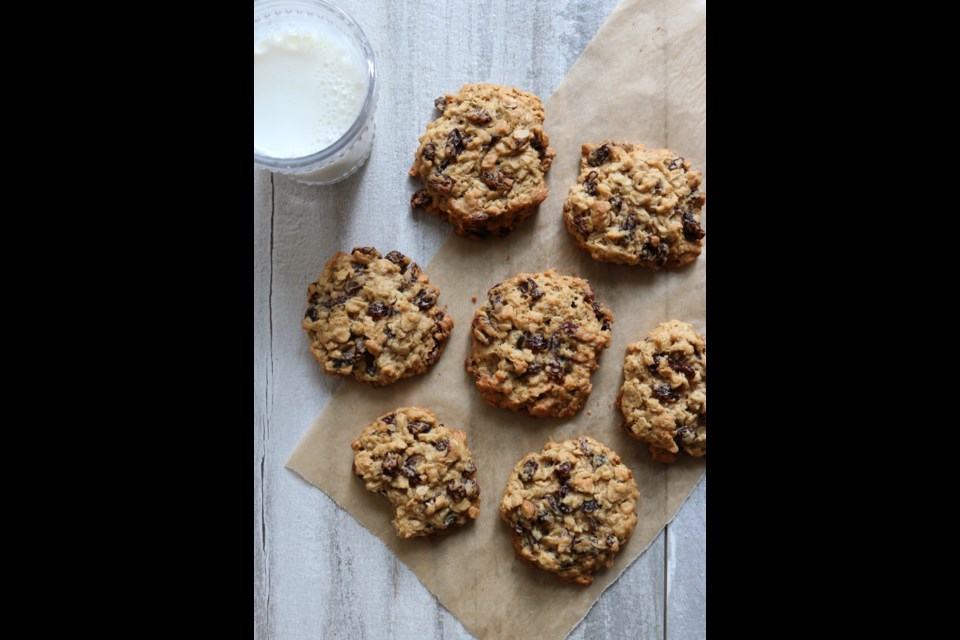 Julie's dad's favourite oatmeal raisin cookie--a staple in any home. Photo submitted.