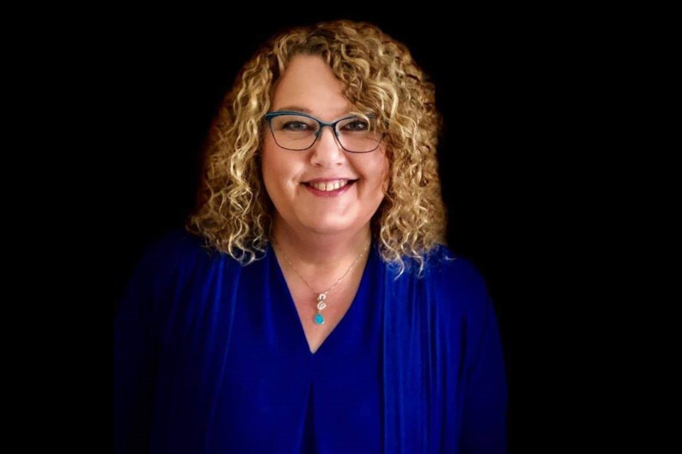 End of Life doula Beverley Shiels has been working out of her St. Albert home since 2016. She says, 'We're running in at death while everyone else is running out.' Photo supplied 
