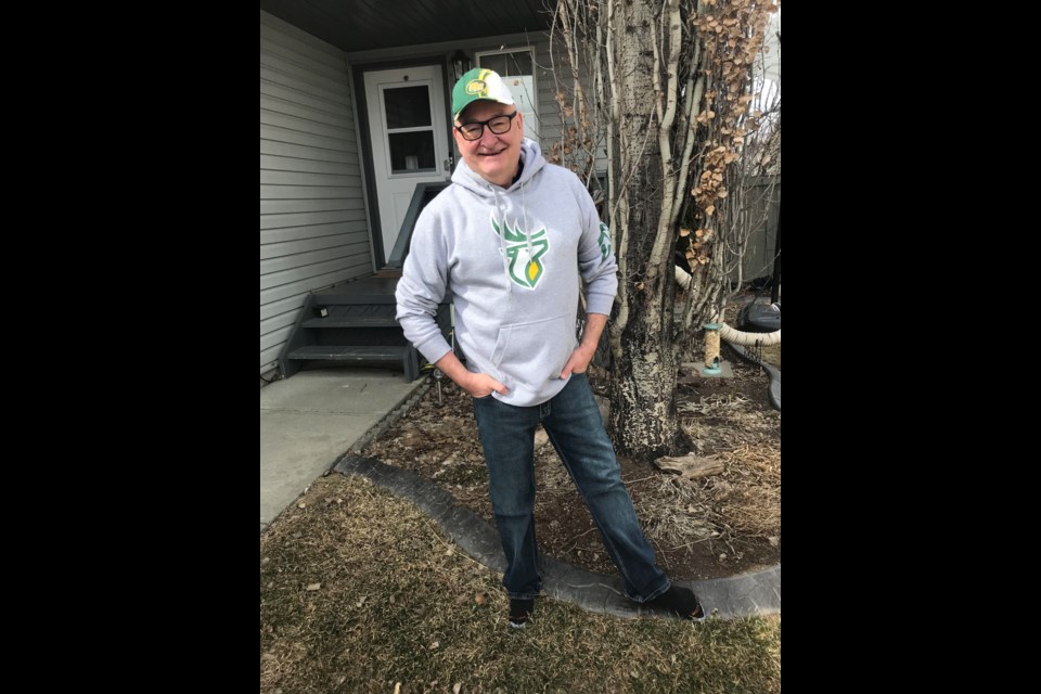 Longtime Edmonton football fan Karl Nord attended his first CFL game at Clarke Stadium in 1970 and has been a season ticket holder since 1992. Photo: Gary Poignant 