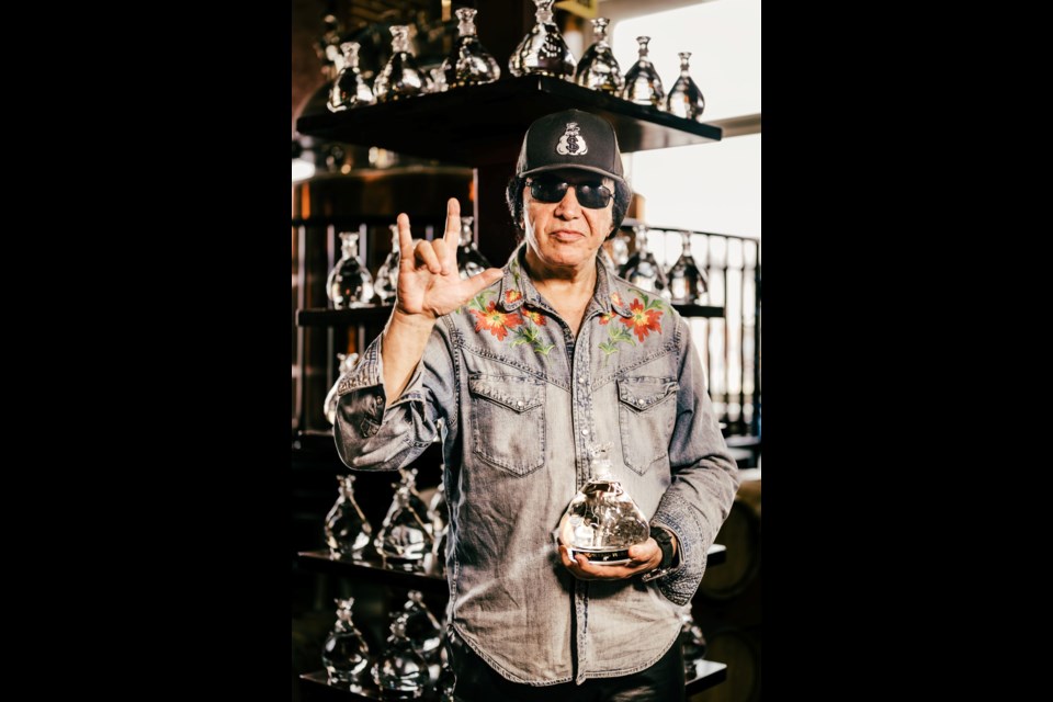 Rock icon, and business tycoon Gene Simmons launches premium vodka brand in Alberta, a partnership with Calgary-based Minhas Brewery. Photo supplied.