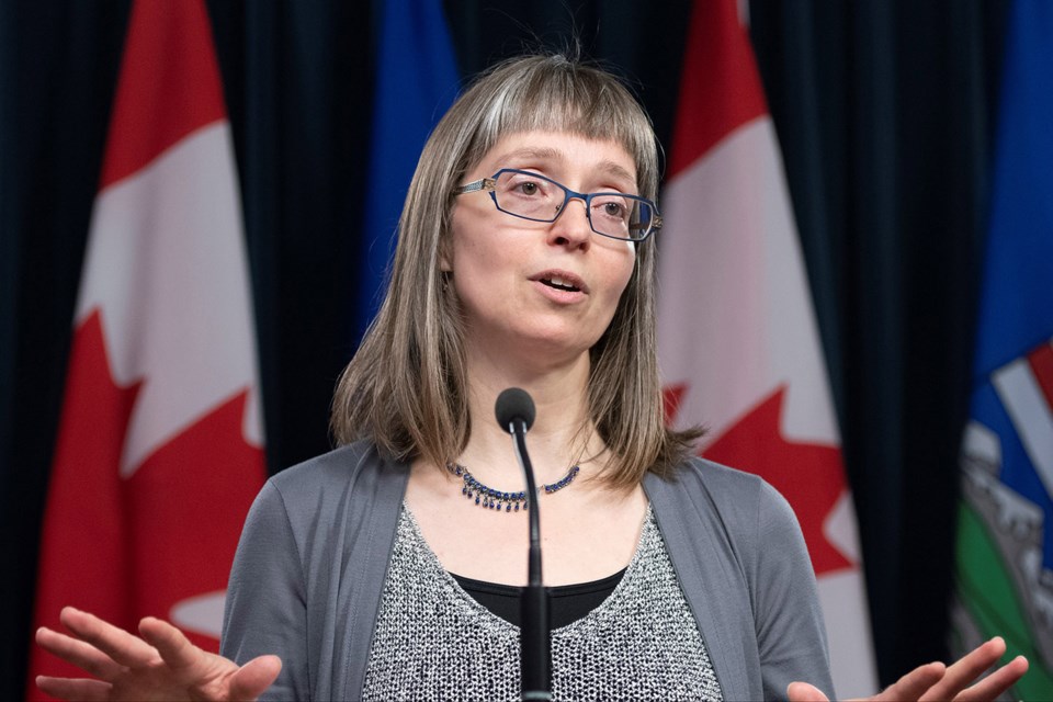 Dr. Deena Hinshaw, Alberta's chief medical officer of health GOVERNMENT OF ALBERTA/File photo