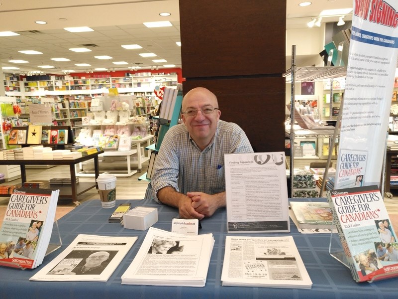 Rick Lauber at a recent booksigning.