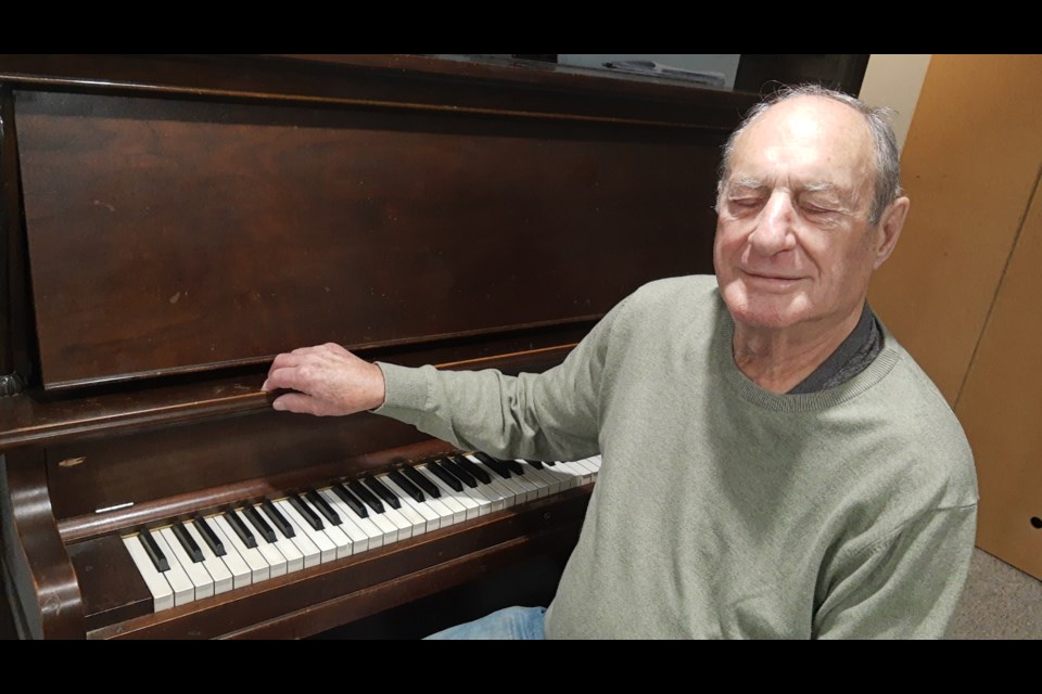 Bennett still entertains at senior's homes, with pop, country and standards at the ready. Photo Terry Jorden.
