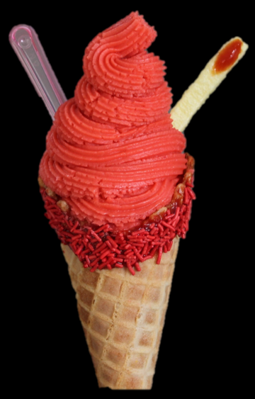 Ketchup ice cream, yes it's a thing. Head to this year's K-Days for a taste. Photo supplied.