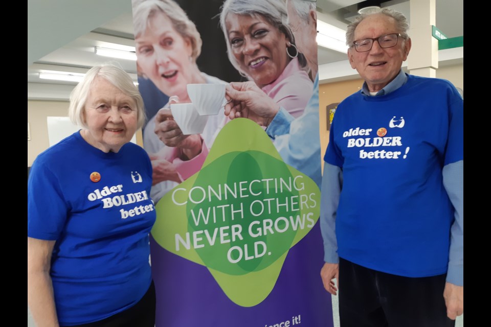 Mary Nichiporik is a longtime volunteer at the Westend Seniors Activity Centre. She and husband Harry volunteer with the annual Older, Bolder, Better!™ symposium. Photo supplied.