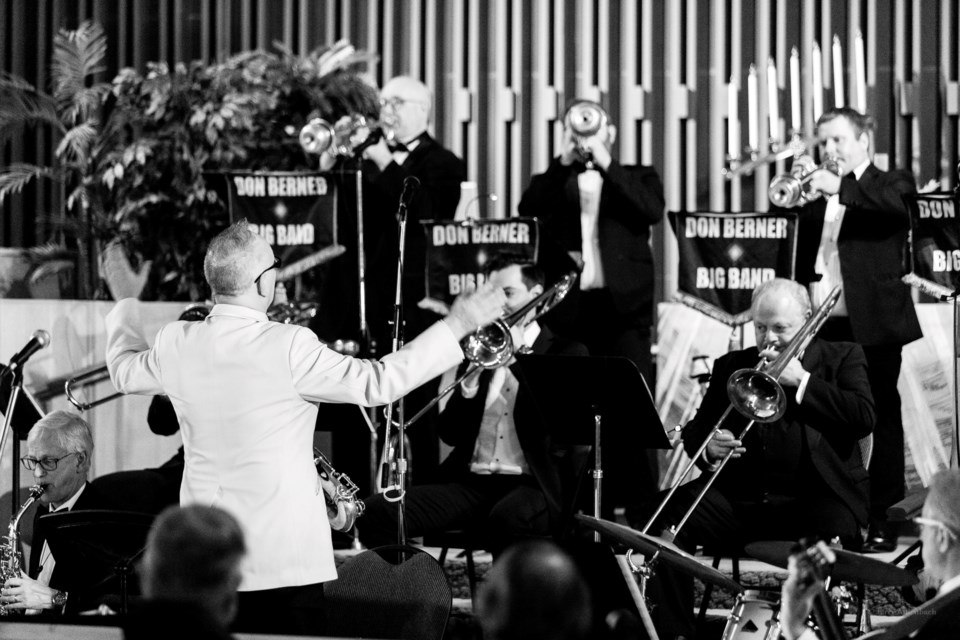 The Don Berner Big Band kicks off a new season in a new home, and with a salute to Tommy Banks. Photo supplied.