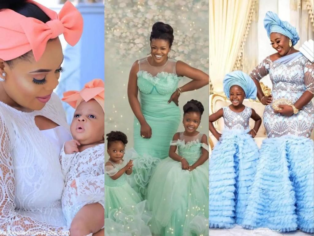 BONDING OVER FASHION Flawless mother daughter lace outfits for Mother s Day AlimoshoToday