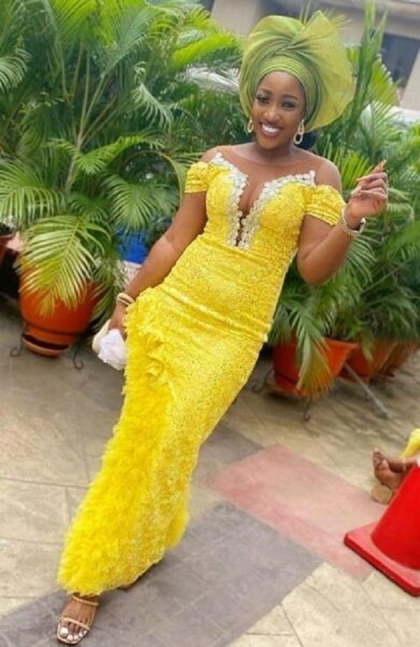 OWAMBE STYLES: Steal the spotlight with captivating yellow lace dress  designs! 