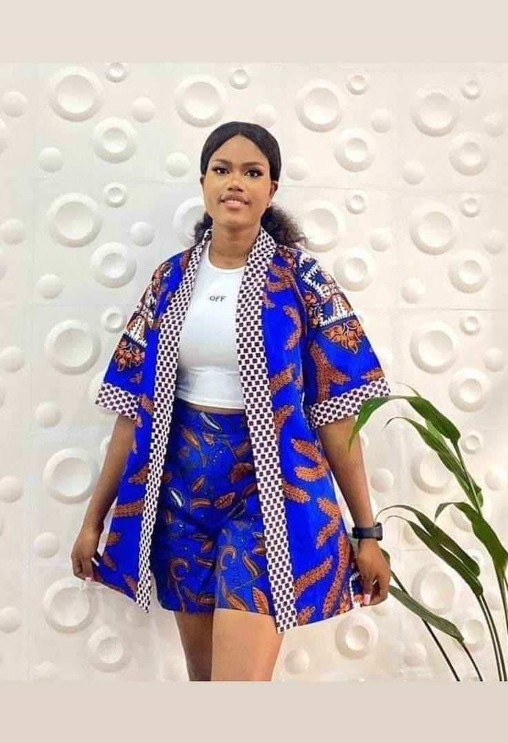 ankara kimono jacket