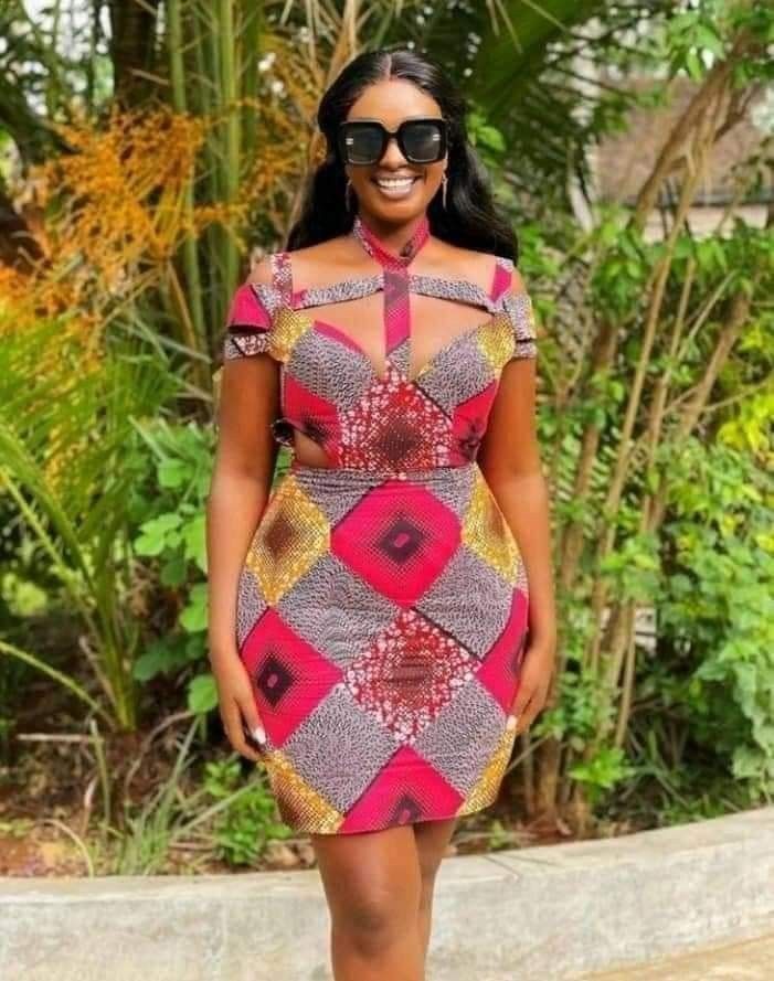 Stylishly Bold African Print Dress – Awura's Wardrobe