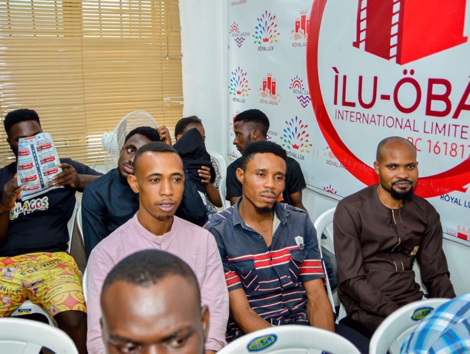 Attendees at the Ilu Oba 3-year anniversary event 