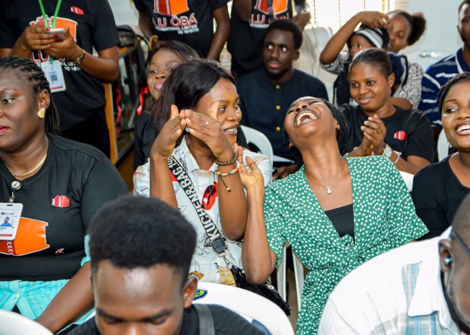 Attendees trilled by comedy performances