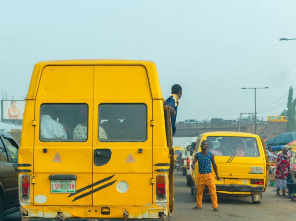 Commercial bus in Lagos 