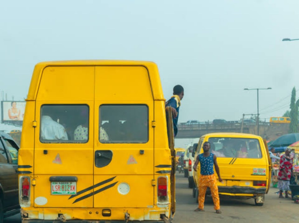 Commercial bus in Lagos
