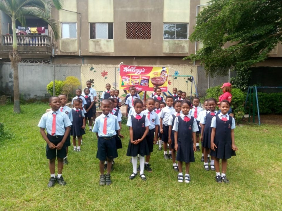 Pupils of De Vasco Children School, Egbeda