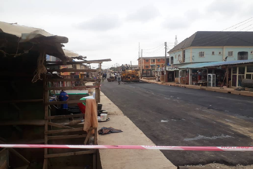 Orelope road undergoing rehabilitation