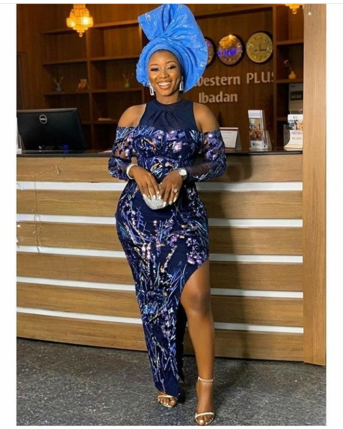 Latest owambe lace online styles