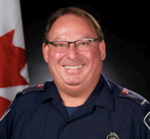 Retired firefighter Grant McCulloch will receive a special parade later today outside Royal Victoria Regional Health Centre in Barrie. 