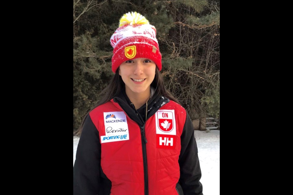 Barrie teen Rebecca Mideros is a prospect for the Canadian Para Alpine Ski Team and hopes to eventually represent Canada at the Paralympics.
