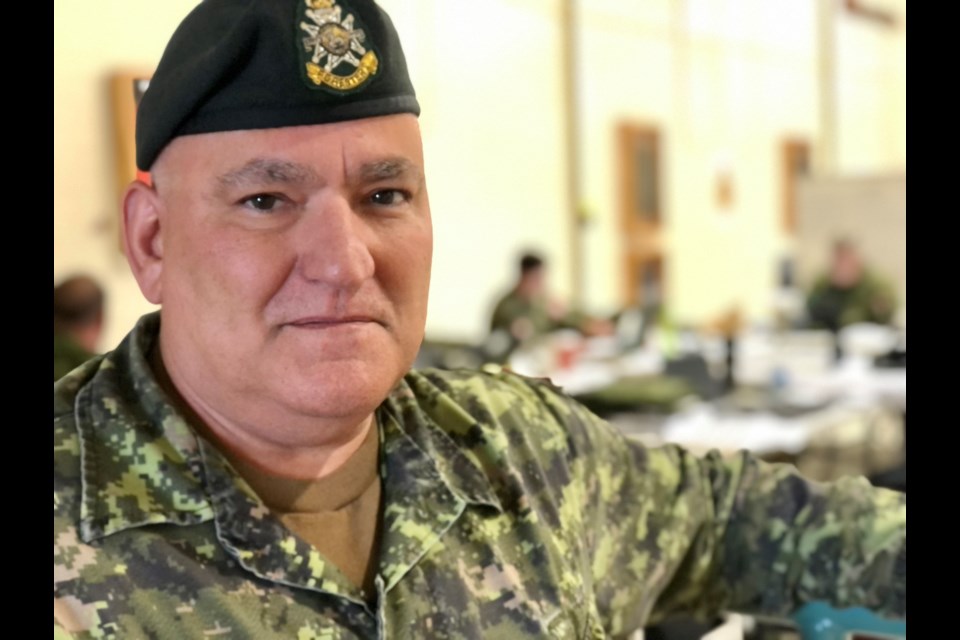 Maj. Mike Lacroix, of the Barrie-based Grey and Simcoe Foresters, is commanding the Arctic Response Company Group. Marg. Bruineman/BarrieToday
