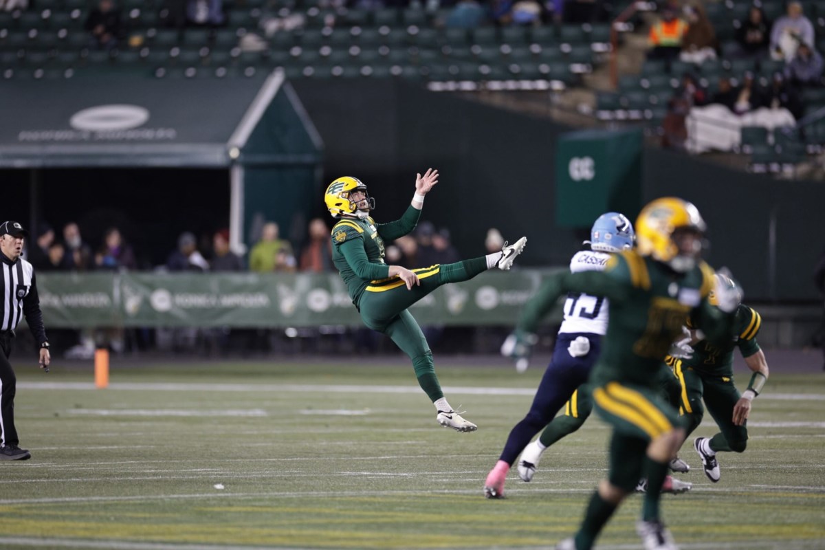 CFL punter Jake Julien keeps kicking football career up a notch