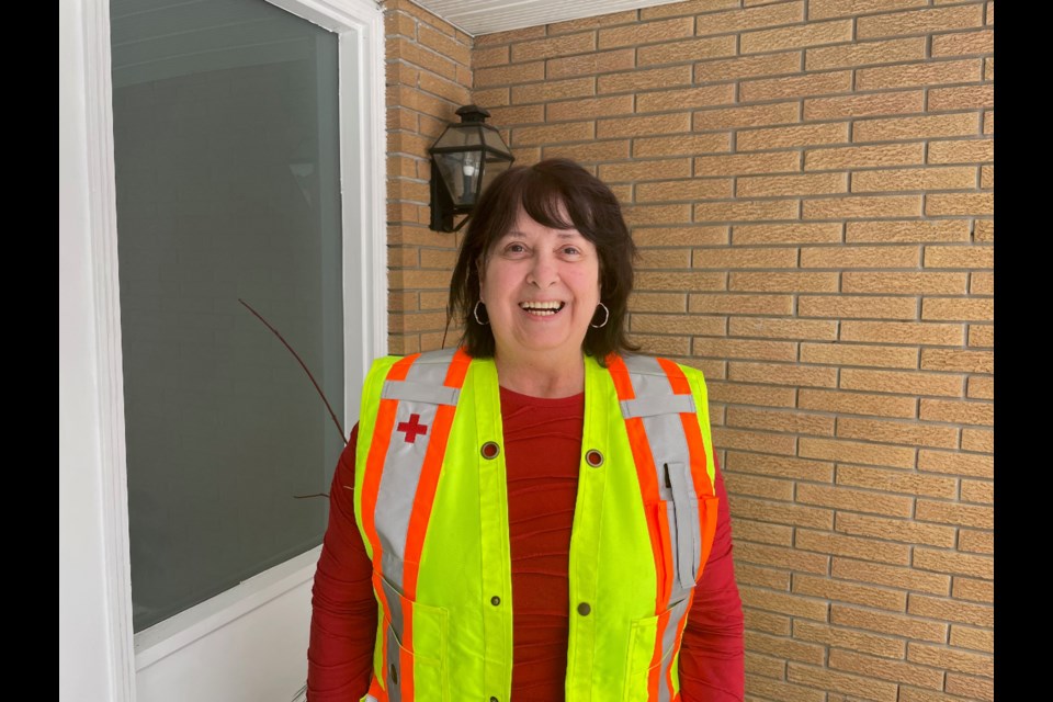 Louise McCabe is a Canadian Red Cross volunteer for the Meals on Wheels program.