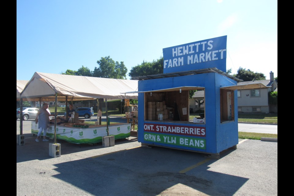 At one time, there were several Hewitts Farm Market stands in Orillia. This year, for the first time in 45 years, there are none.