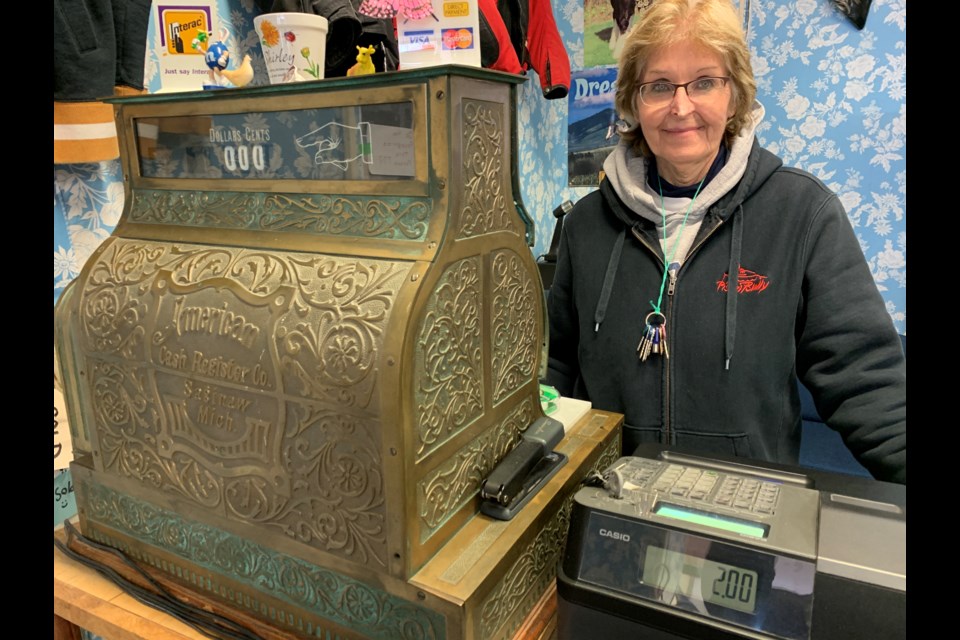 Shirley Sanford, owner of Sanford and Sons Emporium on Innisfil Street in Barrie, is relieved following a two-year lease extension that will see the popular antique mall stay put until at least May 31, 2025.