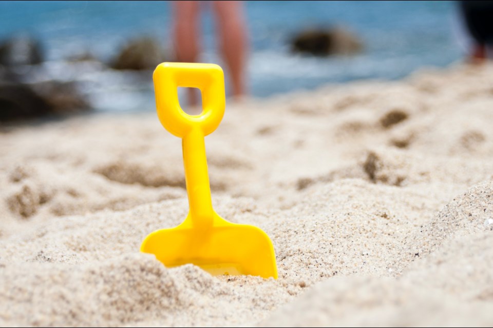 Summer fun in the sand.