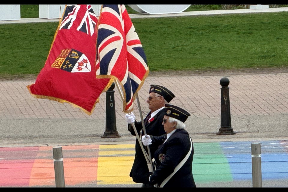 The Navy League of Canada Barrie Branch hosted the annual Battle of the Atlantic Parade at the Barrie cenotaph on May 5, 2024.