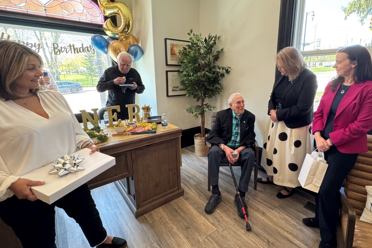 Local man marks 95th birthday with K gift to support youth mental health