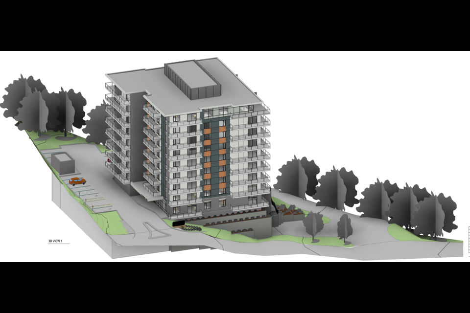 Rendering of a proposed development at 19 Dundonald St., in east-end Barrie.