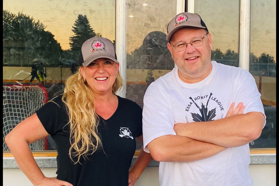 Janelle Bernier and Cory Clapperton run the Essa Hockey League, just outside of Barrie, and are hoping to fill the gap for players around the region following the closure of the Barrie Ball Hockey Club this summer.  