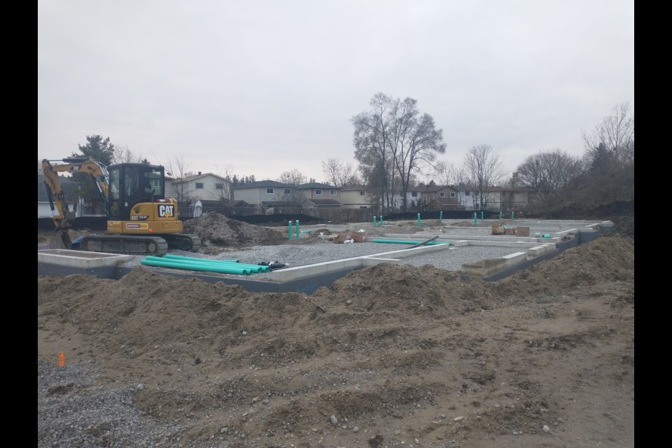 Work is well underway at the site of a new supportive housing project, located at 151 Lillian Cres., in Barrie.